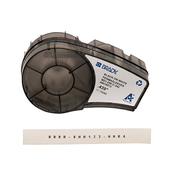 картинка Лента Brady M21-250-C-342, черный на белом, brd110925